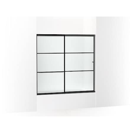 Kohler Elate 1/4 Bath Door 56 3/4 X 59 5/8 707609-6G80-BL